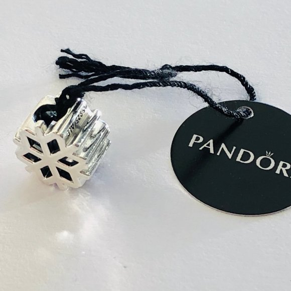 Pandora Silver Polished Snowflake Charm 